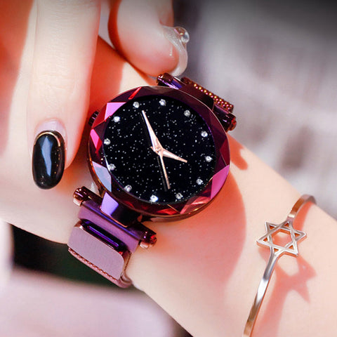 Rose Gold Starry Sky Watch