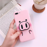 Cute Pig Nose Case With Strap Rope