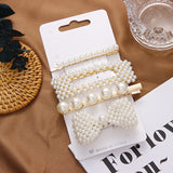 Elegant Pearl Hair Clips