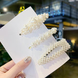 Elegant Pearl Hair Clips