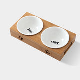 Wooden Feeding Bowls