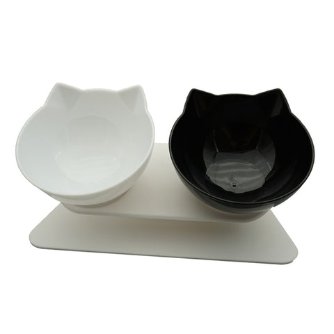 Cat Ear Dual Pet Bowls