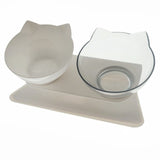 Cat Ear Dual Pet Bowls