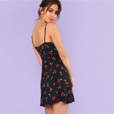 Cherry Print Cami Dress