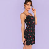 Cherry Print Cami Dress