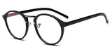 Transparent Rounded Clear Frame Glasses