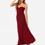 Bandage Wrap Maxi Dress