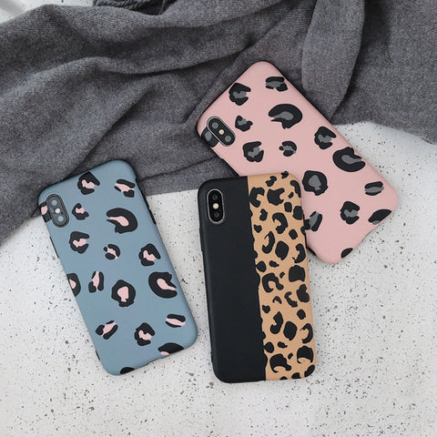 Colorful Leopard Print Phone Cases