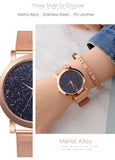 Steel Quartz Starry Night Sky Watch