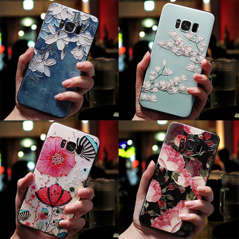 Flower Embossing Phone Cases