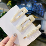 Elegant Pearl Hair Clips