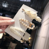 Elegant Pearl Hair Clips