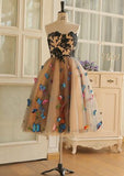 Butterfly Short Prom Gown